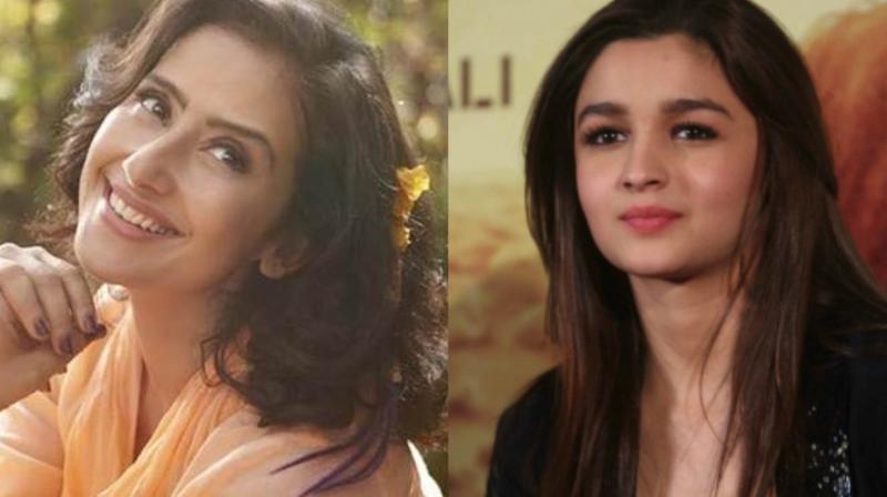 Manisha Koirala and Alia Bhatt. Manisha Koirala and Alia Bhatt.