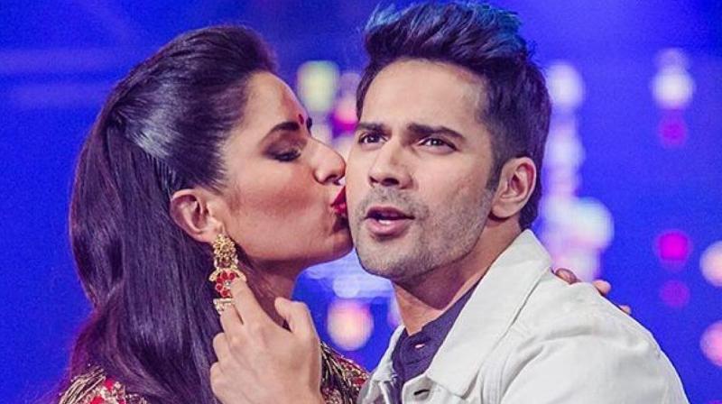 Katrina Kaif and Varun Dhawan. Katrina Kaif and Varun Dhawan.