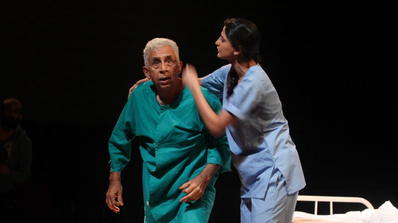 A scene from Naseeruddin Shah's The Father. A scene from Naseeruddin Shah's The Father.