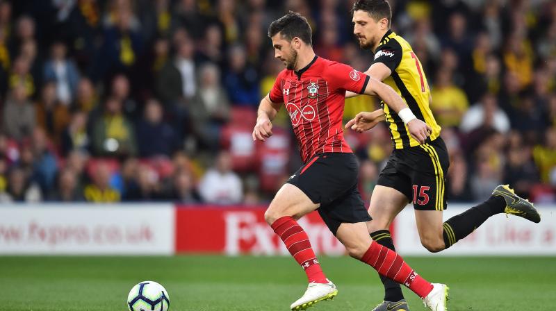 Southampton is on 37 points, six ahead of 18th-placed Cardiff City, who occupy the final relegation slot, with three games remaining. (Photo AFP) Southampton is on 37 points, six ahead of 18th-placed Cardiff City, who occupy the final relegation slot, with three games remaining. (Photo AFP)