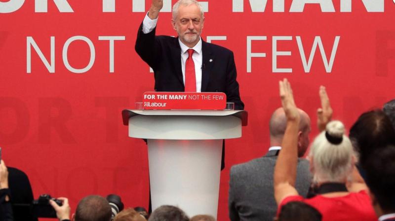 Britains Labour party leader Jeremy Corbyn speaks at the launch the Labour Partys General Election manifesto. (Photo: AP) Britains Labour party leader Jeremy Corbyn speaks at the launch the Labour Partys General Election manifesto. (Photo: AP)
