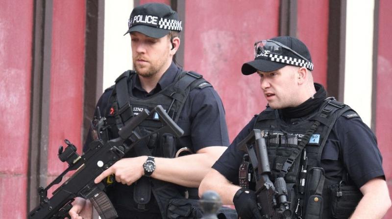 Armed police on patrol near Manchester Arena following a deadly terror attack at an Ariana Grande concert. (Photo:AFP) Armed police on patrol near Manchester Arena following a deadly terror attack at an Ariana Grande concert. (Photo:AFP)