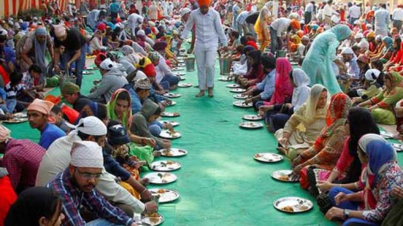 Finance Ministry clarified there will be no GST on prasadams or free food supplied by religious institutions. Photo: ANI Finance Ministry clarified there will be no GST on prasadams or free food supplied by religious institutions. Photo: ANI