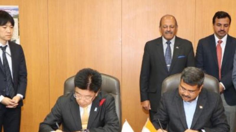 India and Japan have signed a memorandum of cooperation on Technical Intern Training Programme (TITP) on Wednesday. Photo: PIB| Twitter India and Japan have signed a memorandum of cooperation on Technical Intern Training Programme (TITP) on Wednesday. Photo: PIB| Twitter