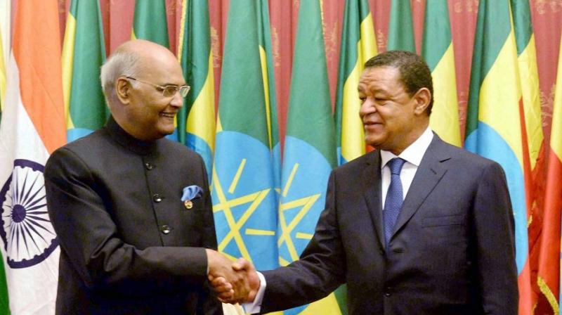 The Union Cabinet on Wednesday gave its ex-post facto approval to the trade agreement between India and Ethiopia. (Photo: PTI) The Union Cabinet on Wednesday gave its ex-post facto approval to the trade agreement between India and Ethiopia. (Photo: PTI)