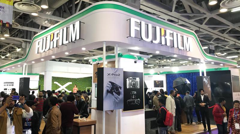 Customers witnessed Fujifilm’s X and GFX range of mirrorless cameras, Instax Range of Instant Cameras, first of its kind Wonder Photo Shop Concept, Wedding/ Personalized Album Solutions and Wide Format Printing Capabilities. Customers witnessed Fujifilm’s X and GFX range of mirrorless cameras, Instax Range of Instant Cameras, first of its kind Wonder Photo Shop Concept, Wedding/ Personalized Album Solutions and Wide Format Printing Capabilities.