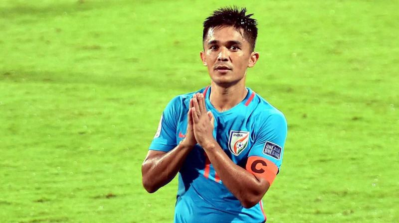 Sunil Chhetri said not qualifying for the 2015 Asian Cup in Australia remains a regret and it lingers.(Photo: PTI) Sunil Chhetri said not qualifying for the 2015 Asian Cup in Australia remains a regret and it lingers.(Photo: PTI)
