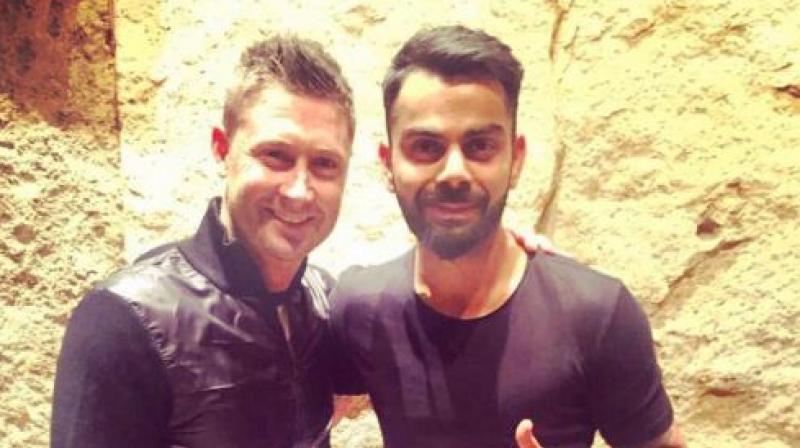 Michael Clarke had some strong words for the Australian media, who had compared Virat Kohli with Donald Trump. (Photo: Michael Clarke/ Twitter) Michael Clarke had some strong words for the Australian media, who had compared Virat Kohli with Donald Trump. (Photo: Michael Clarke/ Twitter)