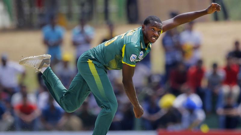 Rabada, who took 4-41, inflicted the early damage while left-arm spinner Shamsi provided the late breakthroughs with his 4-33 as South Africa bundled out Sri Lanka for 193 under 35 overs after the hosts won the toss and opted to bat. (Photo: AP) Rabada, who took 4-41, inflicted the early damage while left-arm spinner Shamsi provided the late breakthroughs with his 4-33 as South Africa bundled out Sri Lanka for 193 under 35 overs after the hosts won the toss and opted to bat. (Photo: AP)