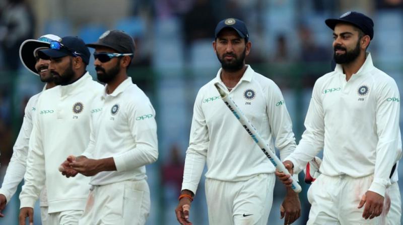 The first and third Tests were drawn, while Virat Kohli and co won the second Test. (Photo:BCCI) The first and third Tests were drawn, while Virat Kohli and co won the second Test. (Photo:BCCI)