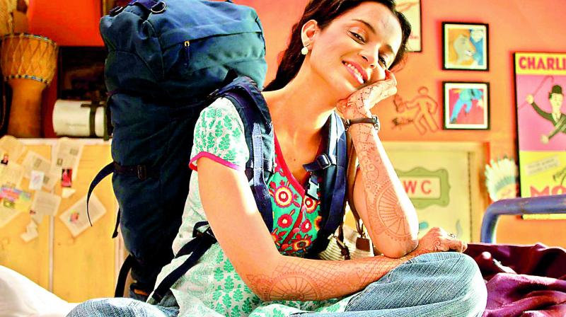 Kangana Ranaut, who is even more feisty in her real life, is this rejected bride in Queen who chooses to take off on her honeymoon alone and live the life. Kangana Ranaut, who is even more feisty in her real life, is this rejected bride in Queen who chooses to take off on her honeymoon alone and live the life.