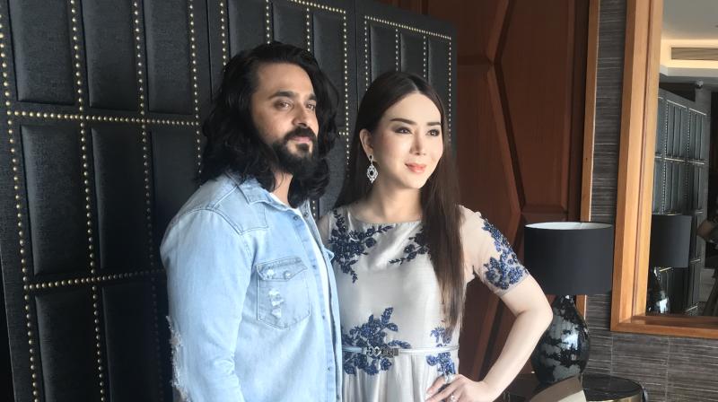 Actor Ashish Sharma along with Anne Jakkraphong Jakrajutatip during their meeting on Khejdi. Actor Ashish Sharma along with Anne Jakkraphong Jakrajutatip during their meeting on Khejdi.