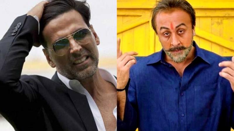 Like Ranbir Kapoor, Akshay Kumar had also acted in a recent biopic ‘Pad Man.’ Like Ranbir Kapoor, Akshay Kumar had also acted in a recent biopic ‘Pad Man.’