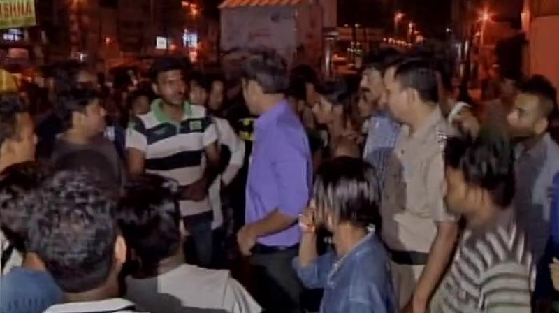 An e-rickshaw driver was allegedly beaten to death on Saturday in GTB Nagar after he prevented two students from urinating near Metro station. (Photo: ANI/Twitter) An e-rickshaw driver was allegedly beaten to death on Saturday in GTB Nagar after he prevented two students from urinating near Metro station. (Photo: ANI/Twitter)