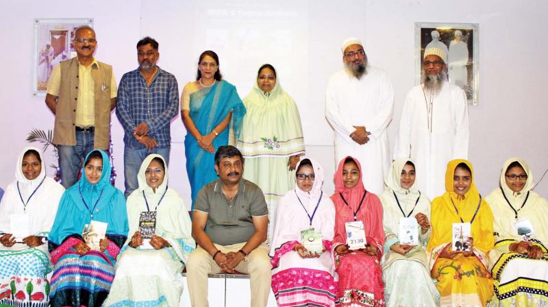 The MSB Matriculation school function at which the books of nine young authors were released in Chennai on Saturday. The MSB Matriculation school function at which the books of nine young authors were released in Chennai on Saturday.