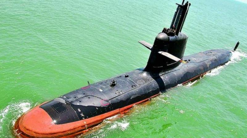Scorpene-class submarines which are being built under the Project 75. Scorpene-class submarines which are being built under the Project 75.