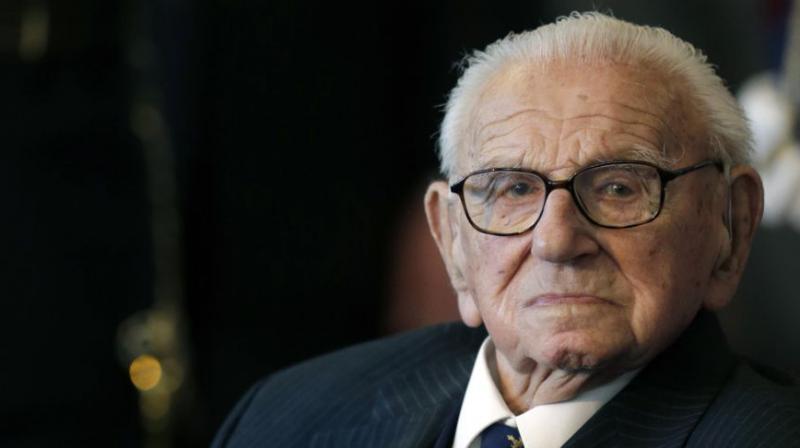 Sir Nicholas Winton, who organized the rescue and rehoming of nearly 650 Jewish children out of Nazi-occupied Czechoslovakia, has died at an astounding 106 years of age. (Photo: AP) Sir Nicholas Winton, who organized the rescue and rehoming of nearly 650 Jewish children out of Nazi-occupied Czechoslovakia, has died at an astounding 106 years of age. (Photo: AP)