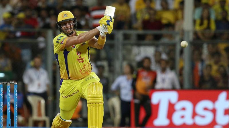 Watson was the star of the final, scoring 117 runs off just 57 balls, at a strike rate of 205.26. (Photo: BCCI) Watson was the star of the final, scoring 117 runs off just 57 balls, at a strike rate of 205.26. (Photo: BCCI)
