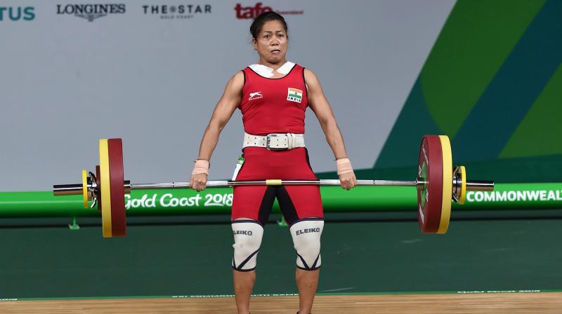 Sanujita Chanu lifted a total of 192kg top win the gold in 53kg in Gold Coast. She had also won a gold in the 48kg category in the 2014 CWG in Glasgow. (Photo: PTI) Sanujita Chanu lifted a total of 192kg top win the gold in 53kg in Gold Coast. She had also won a gold in the 48kg category in the 2014 CWG in Glasgow. (Photo: PTI)