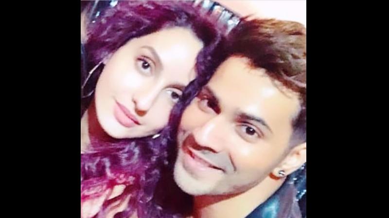 Varun Dhawan and Nora Fatehi. (Photo: Instagram) Varun Dhawan and Nora Fatehi. (Photo: Instagram)
