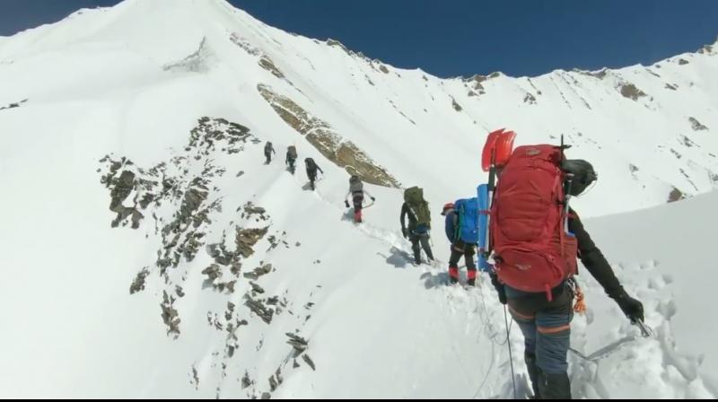 An eighth climber, British team leader Martin Moran, is still missing, according to authorities. (Photo: ITBP video screengrab) An eighth climber, British team leader Martin Moran, is still missing, according to authorities. (Photo: ITBP video screengrab)