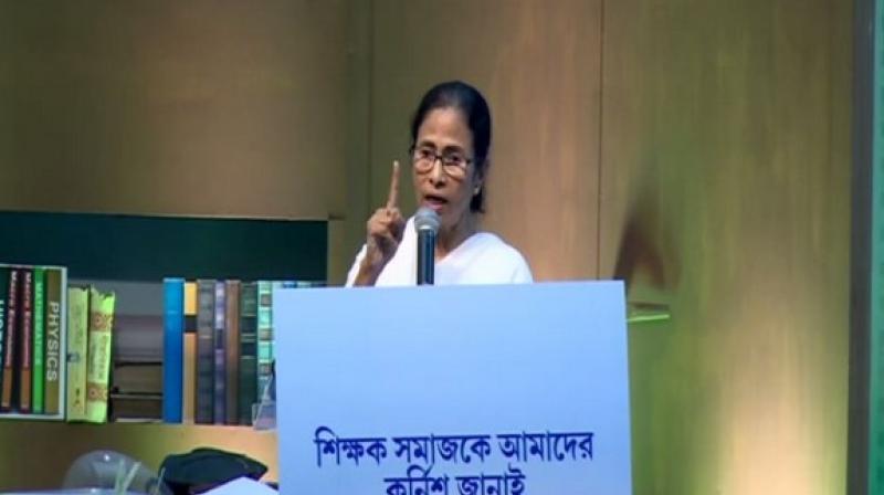 ‘Centre does not give us enough to spend and they take so much tax from the state,’ Mamata Banerjee said. (Photo: ANI) ‘Centre does not give us enough to spend and they take so much tax from the state,’ Mamata Banerjee said. (Photo: ANI)