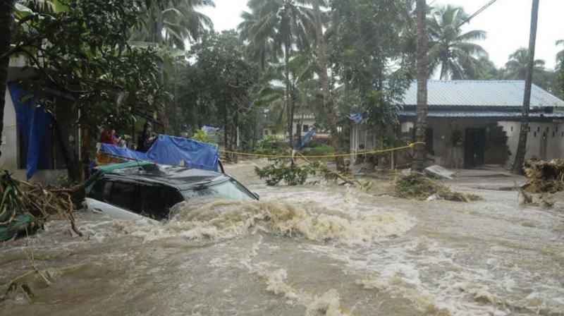 Cloudburst and flashfloods have left many people stranded. (Photo: Representational image) Cloudburst and flashfloods have left many people stranded. (Photo: Representational image)