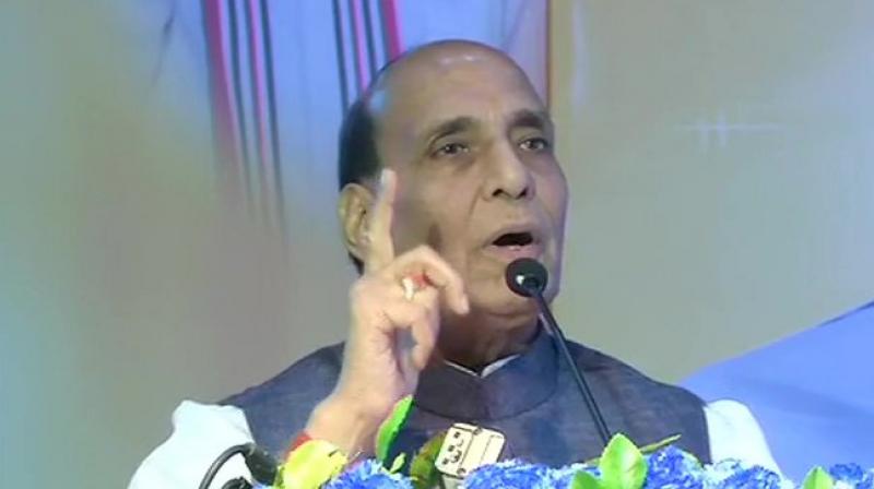 The defence minister also cautioned the neighbouring country against promoting cross-border terrorism in the wake of developments in J&K. (Photo: ANI) The defence minister also cautioned the neighbouring country against promoting cross-border terrorism in the wake of developments in J&K. (Photo: ANI)