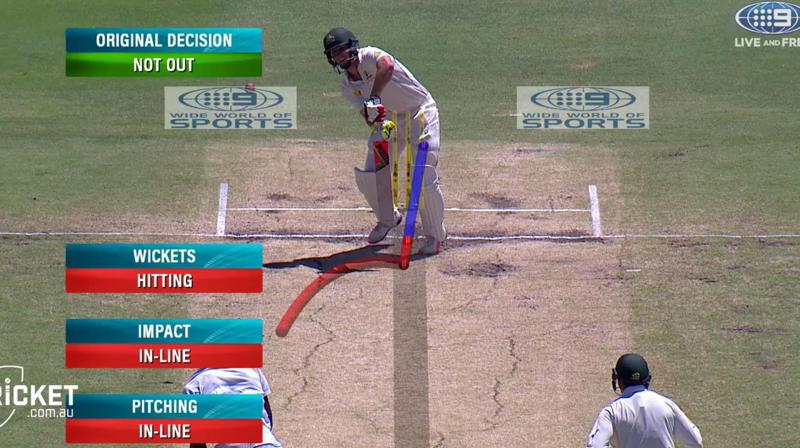 Australia fell prey to a couple of debatable LBW decisions, in their first Test loss to South Africa, at the WACA in Perth. (Photo: Channel 9/ Screengrab) Australia fell prey to a couple of debatable LBW decisions, in their first Test loss to South Africa, at the WACA in Perth. (Photo: Channel 9/ Screengrab)