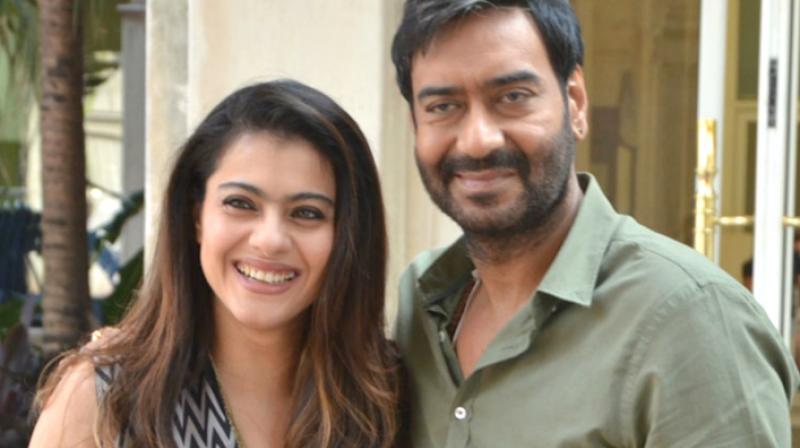 Ajay Devgan And Kajol Xxx Photo - Ajay Devgn trolls birthday girl Kajol and her reply is epic; see here