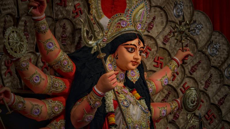 The puja committee, however, defended its decision, saying it was done as the theme of the community puja was communal harmony. (Photo: File) The puja committee, however, defended its decision, saying it was done as the theme of the community puja was communal harmony. (Photo: File)