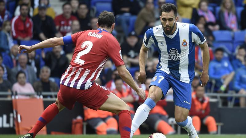 The Catalans’ top scorer Borja Iglesias doubled the home side’s lead early in the second half as they again pounced on the counterattack after an Atletico giveaway, with the striker calmly tucking the ball past Jan Oblak from inside the box. (Photo: AFP) The Catalans’ top scorer Borja Iglesias doubled the home side’s lead early in the second half as they again pounced on the counterattack after an Atletico giveaway, with the striker calmly tucking the ball past Jan Oblak from inside the box. (Photo: AFP)