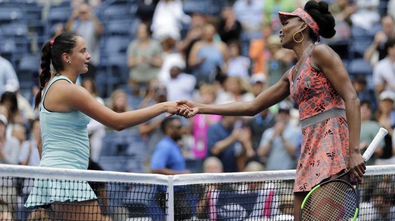 Venus admitted that her Slovakian opponent played exceedingly well and that she had to work really hard to emerge out victorious. (Photo:AP) Venus admitted that her Slovakian opponent played exceedingly well and that she had to work really hard to emerge out victorious. (Photo:AP)