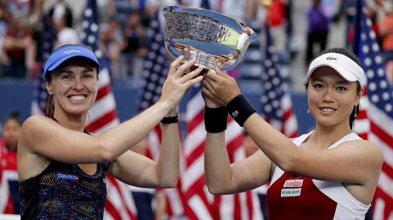 Hingis has 13 major doubles titles, along with five in singles and seven in mixed doubles. (Photo:AP) Hingis has 13 major doubles titles, along with five in singles and seven in mixed doubles. (Photo:AP)