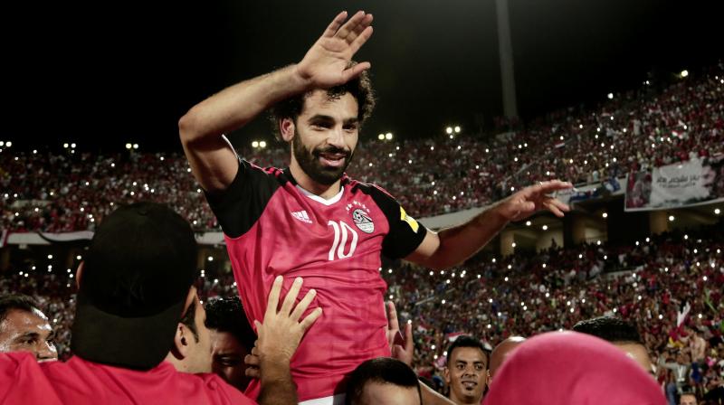 Mohamed Salah converted a stoppage-time penalty to seal Egypt's spot in the FIFA World Cup 2018. (Photo: AP) Mohamed Salah converted a stoppage-time penalty to seal Egypt's spot in the FIFA World Cup 2018. (Photo: AP)