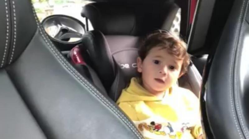 Lionel Messi posted a video on social media of his child singing in Catalan. (Photo: Instagram screengran ) Lionel Messi posted a video on social media of his child singing in Catalan. (Photo: Instagram screengran )