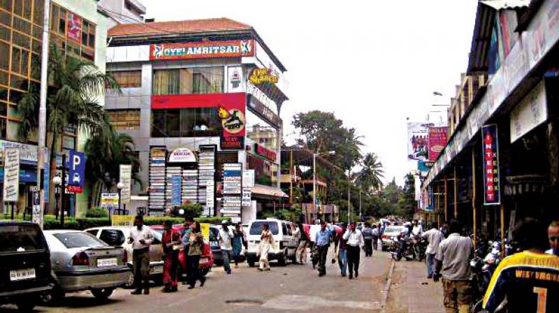 A file photo of Church Street in Bengaluru A file photo of Church Street in Bengaluru