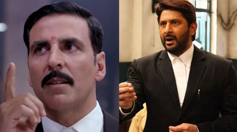 Arshad and Akshay in stills from their respective films. Arshad and Akshay in stills from their respective films.