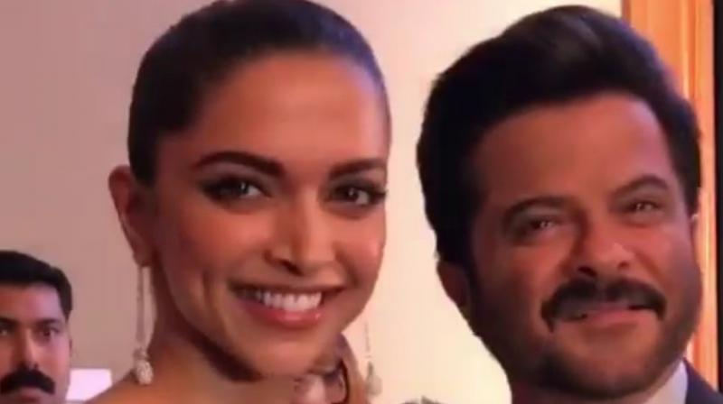 Deepika Padukone and Anil Kapoor at GQ Awards. (Photo: Viral Bhayani) Deepika Padukone and Anil Kapoor at GQ Awards. (Photo: Viral Bhayani)