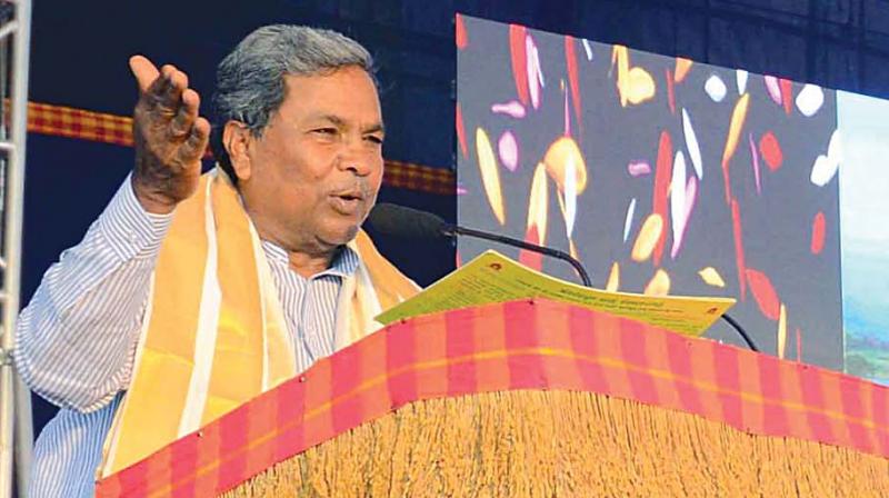 Karnataka Chief Minister Siddaramaiah. Karnataka Chief Minister Siddaramaiah.