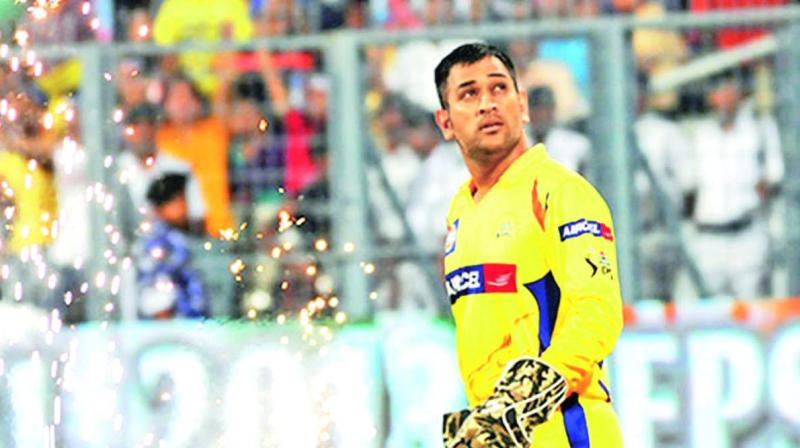 dhoni in csk jersey hd images