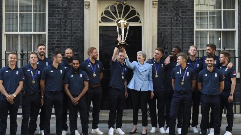 England scripted history on Sunday as it claimed its first-ever World Cup title. (Photo: England Cricket/Twitter) England scripted history on Sunday as it claimed its first-ever World Cup title. (Photo: England Cricket/Twitter)