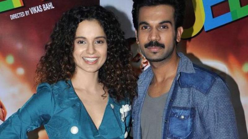 Kangana Ranaut and Rajkummar Rao during 'Queen' promotions. Kangana Ranaut and Rajkummar Rao during 'Queen' promotions.