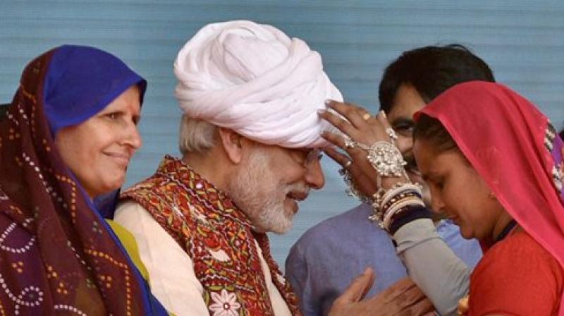 Narendra Modi in Palanpur, Banaskantha, Gujarat. (Photo: AP) Narendra Modi in Palanpur, Banaskantha, Gujarat. (Photo: AP)