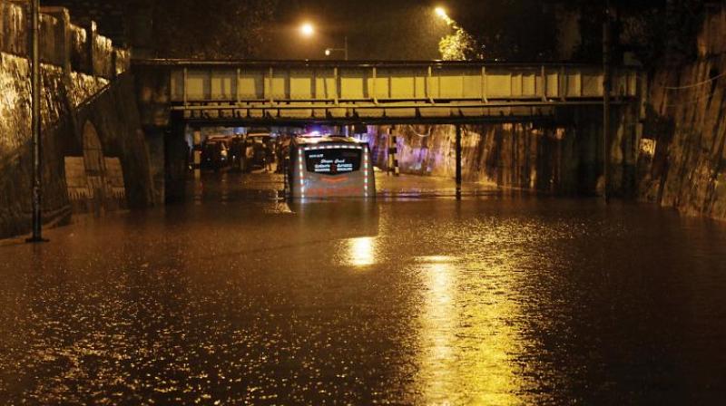 Cars and two-wheelers in the basement of apartments in low-lying areas were submerged. (Representational Image) Cars and two-wheelers in the basement of apartments in low-lying areas were submerged. (Representational Image)