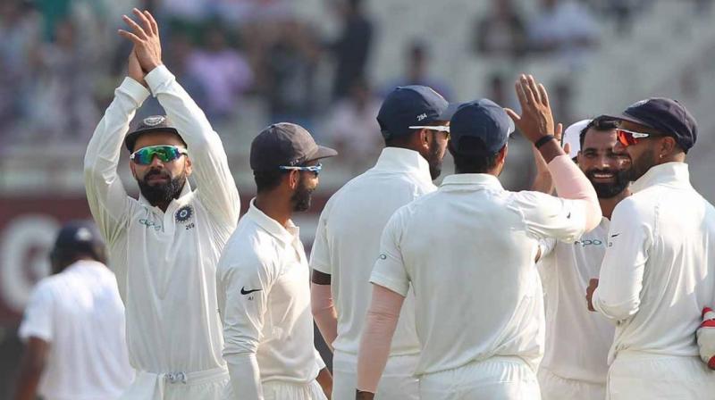 Already leading 1-0 in the three-match challenge, victory in the New Delhi Test would cap a dominant year and equal Australia's record of nine successive series victories from 2005 to 2008. (Photo: BCCI) Already leading 1-0 in the three-match challenge, victory in the New Delhi Test would cap a dominant year and equal Australia's record of nine successive series victories from 2005 to 2008. (Photo: BCCI)