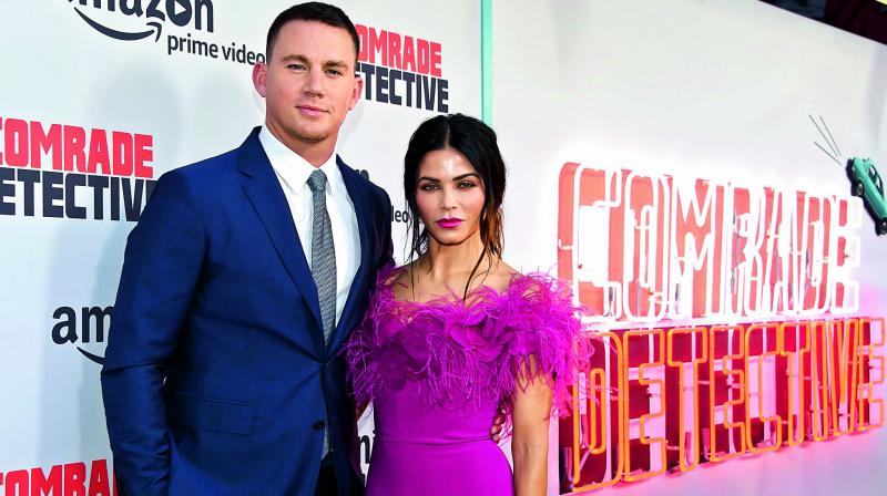 Channing Tatum with ex-wife Jenna Dewan Channing Tatum with ex-wife Jenna Dewan