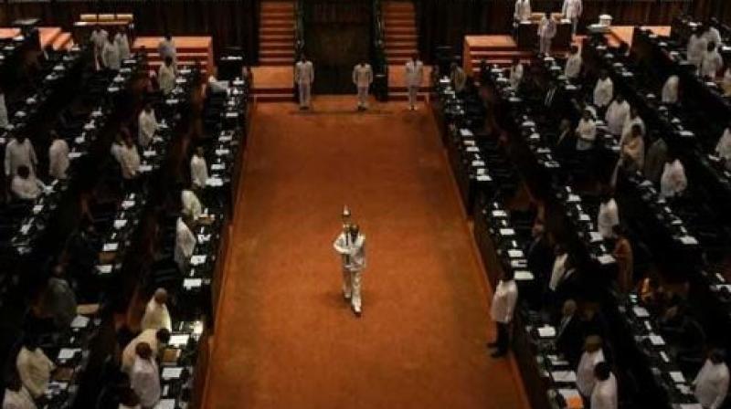 Members of the Sri Lanka parliament during a parliament session in Colombo. (Photo: AFP) Members of the Sri Lanka parliament during a parliament session in Colombo. (Photo: AFP)
