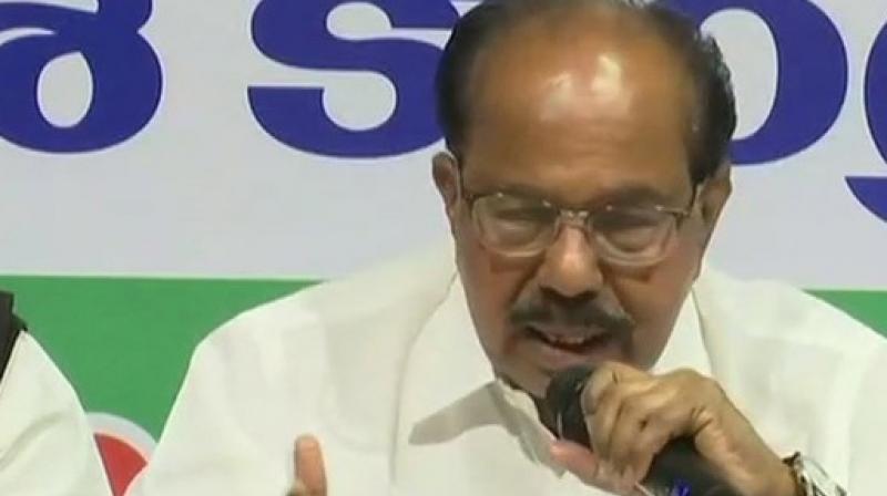 'The Supreme court has not given clean chit on the pricing, technology, and work share contract of the Rafale deal,' Moily said. (Photo: ANI) 'The Supreme court has not given clean chit on the pricing, technology, and work share contract of the Rafale deal,' Moily said. (Photo: ANI)