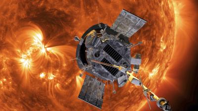 This image made available by NASA shows an artist's rendering of the Parker Solar Probe approaching the Sun. (Photo: AP)